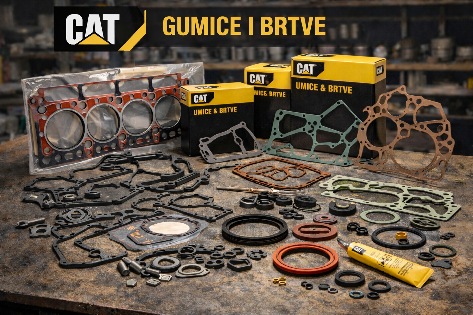 Gumice i brtve za građevinske strojeve