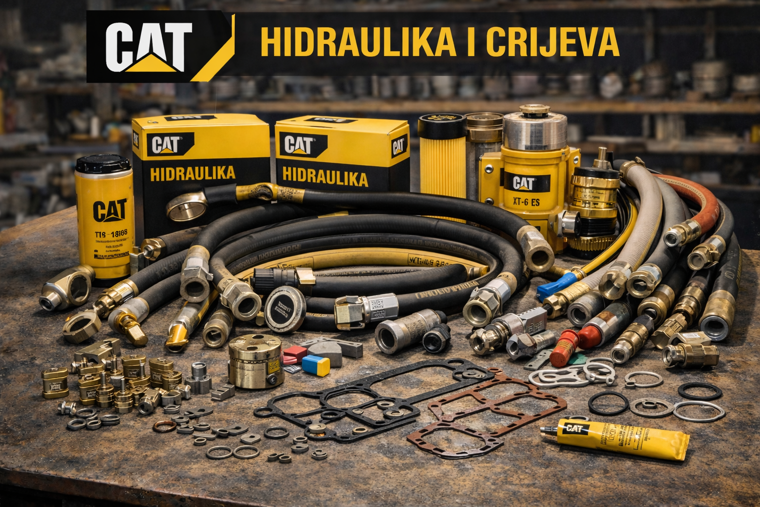 Hidraulika i crijeva za građevinske strojeve