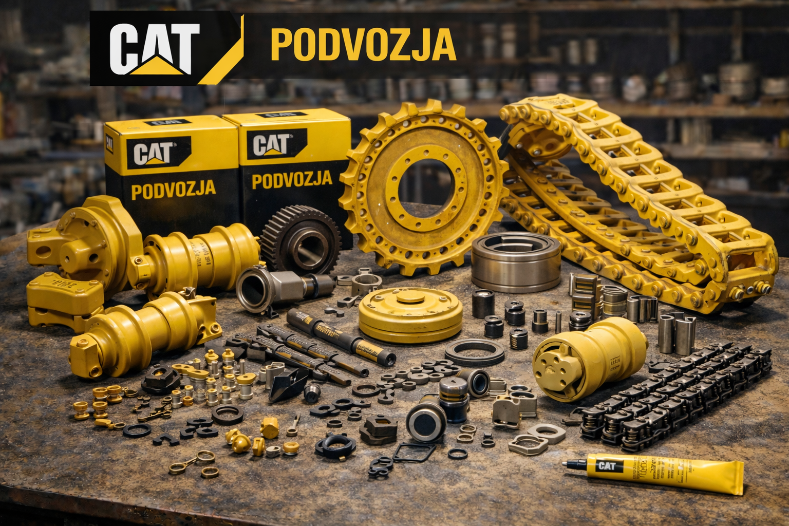 Podvozja za CAT građevinske strojeve