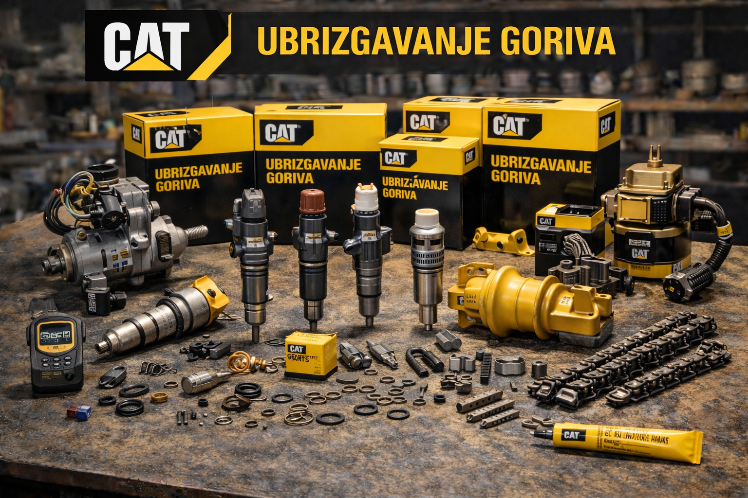 Ubrizgavanje goriva za CAT građevinske strojeve