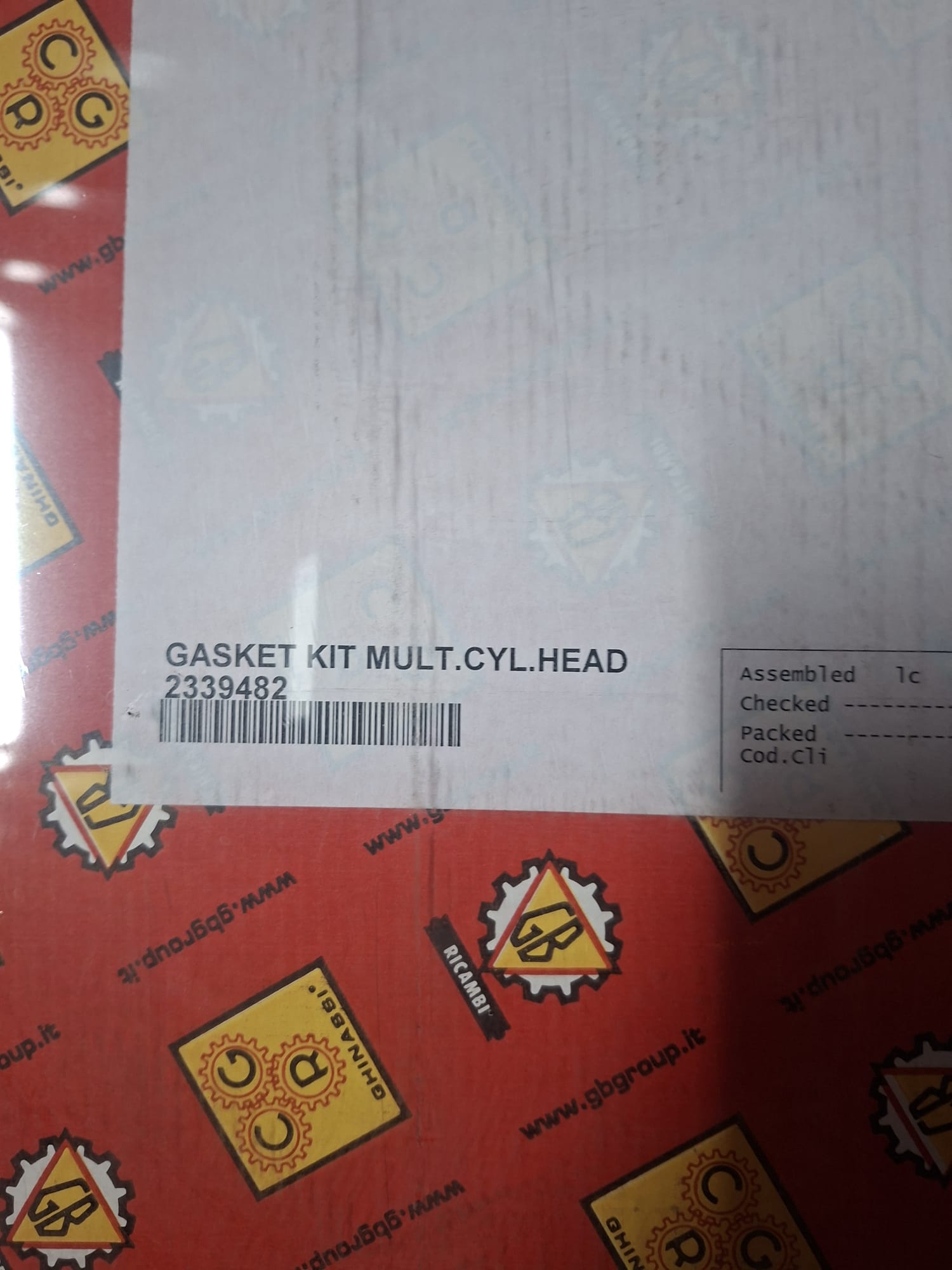 Brtve za glavu 2339482 za cat 988f