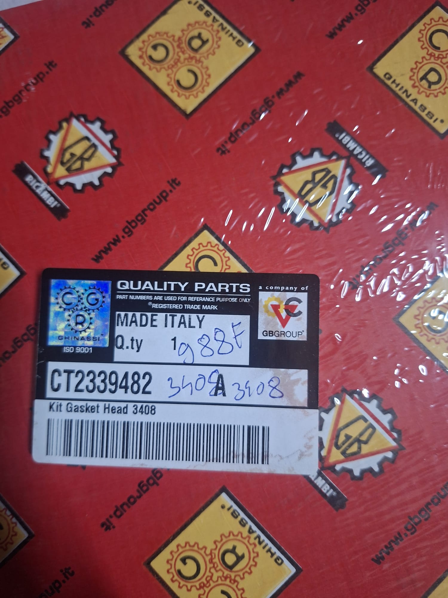 Brtve za glavu 2339482 za cat 988f