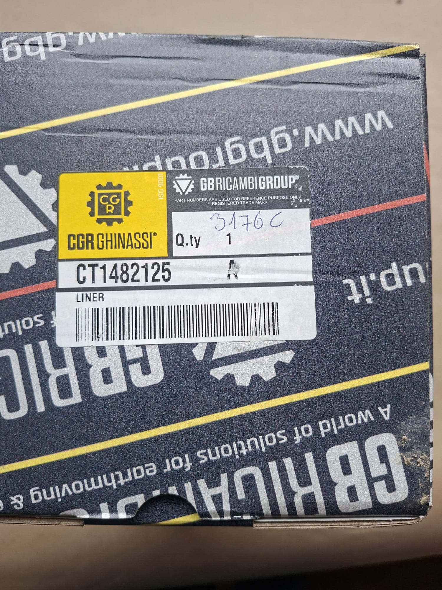 Caterpillar cilindar 3176c. 1482125